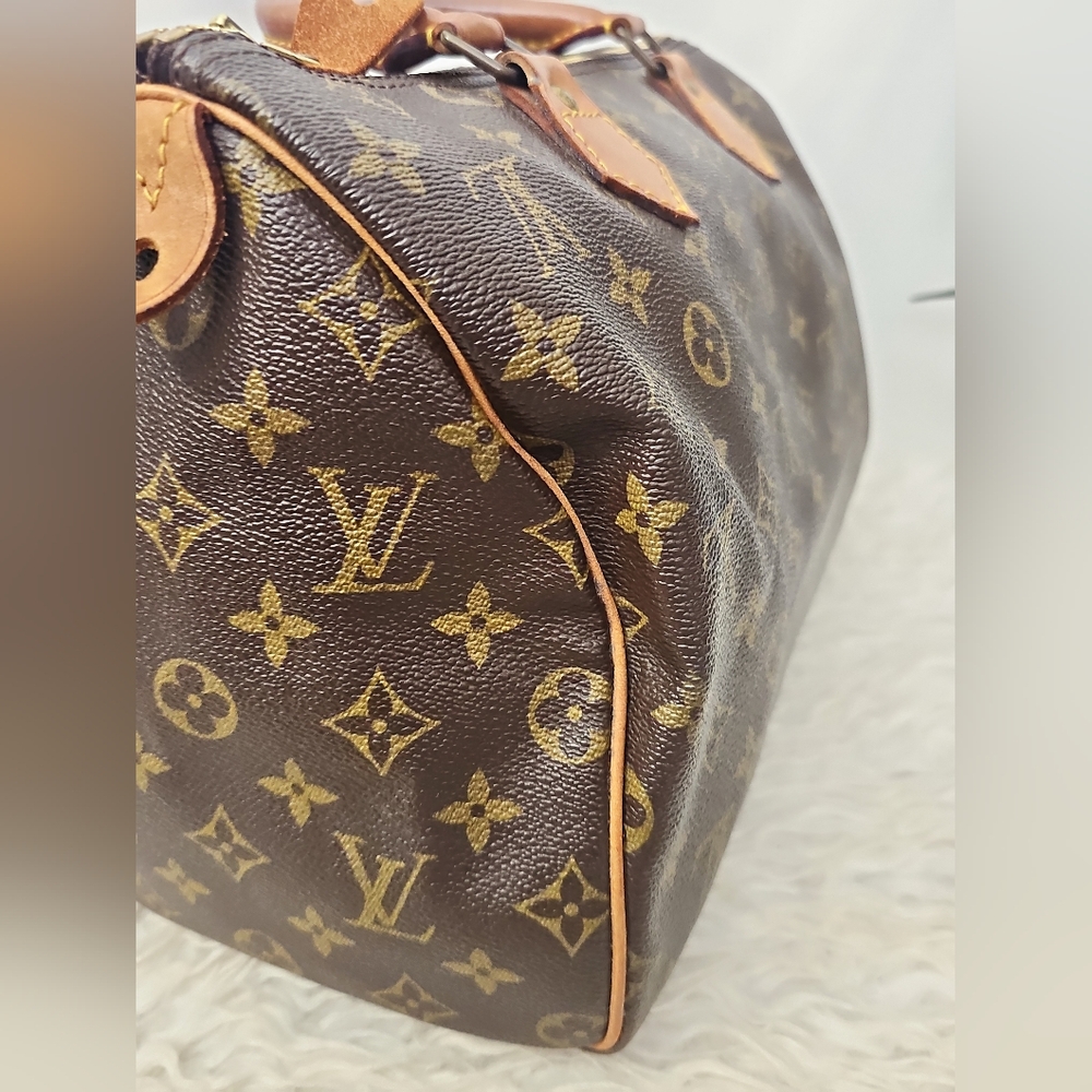 Louis Vuitton Speedy 30 Monogram Brown Handbag - Picture 6 of 16